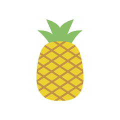 Pineapple icon, simple design, Pineappleicon clip art. Clipart cartoon fruit icon.