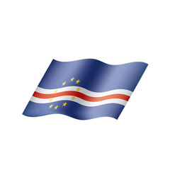 Cape Verde flag, vector illustration