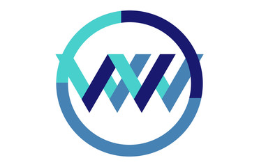 WW Global Blue Ribbon letter Logo