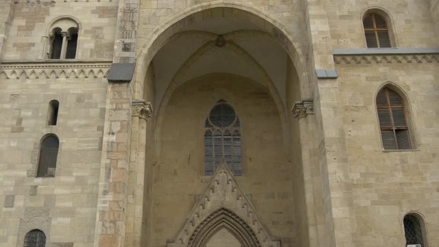 Tilt view of Saint Michael Cathedral,  Alba Iulia