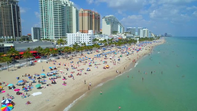 Spring break Miami Fort Lauderdale Florida 4k 60p