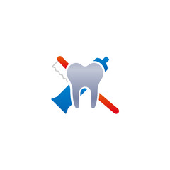 Dental logo design template
