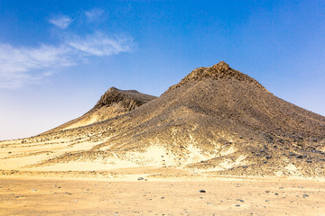 Fototapeta na wymiar White Desert at Farafra in the Sahara of Egypt