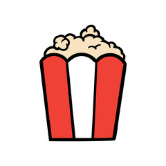 Cartoon Popcorn Illustration