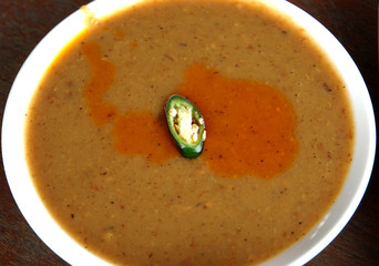 Peanut Sauce,Traditional satay dip, made with coconut milk and peanut