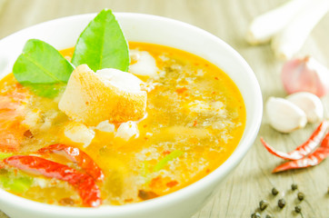 Tomyum is famous Thai food style