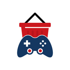 Shop Game Logo Icon Design