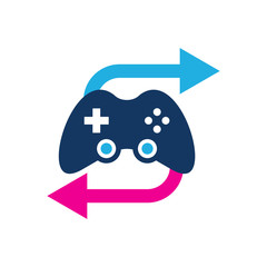 Transfer Game Logo Icon Design