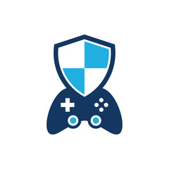 Shield Game Logo Icon Design