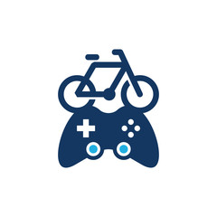 Bike Game Logo Icon Design