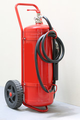 big wheeled fire extinguisher