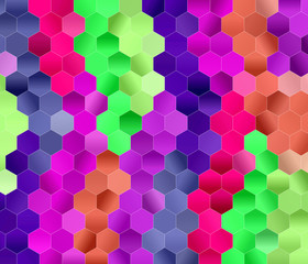 hexagon abstract background