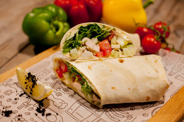 Shawarma  vegetables 