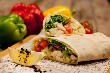 Shawarma  vegetables 