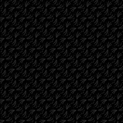 abstract seamless pattern. black vector backdrop. floral pattern
