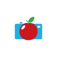 Fruit Camera Logo Icon Design