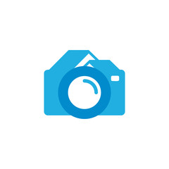 Roof Camera Logo Icon Design
