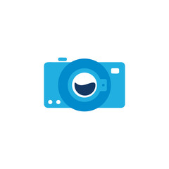 Laundry Camera Logo Icon Design