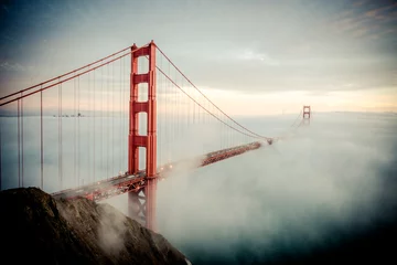 Peel and stick wall murals Golden Gate Bridge The Golden Gate Bridge in San Francisco