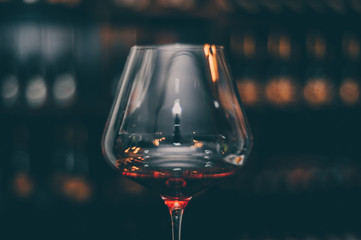 Taste Red Wine Glass - Close Up view