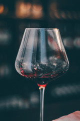 Taste Red Wine Glass - Close Up view