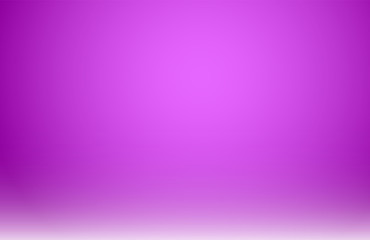 Abstract blurred purple gradient with lighting background. studio room.