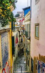 Fototapeta na wymiar City street. Lisbon, Portugal 