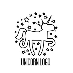 unicorn logo icon