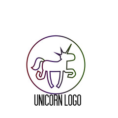 unicorn logo icon