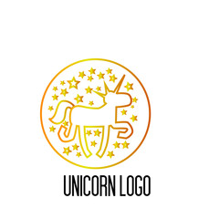 unicorn logo icon