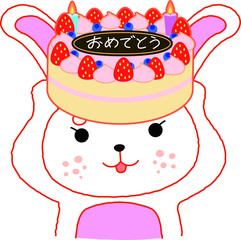 Birthday celebration Rabbit 3