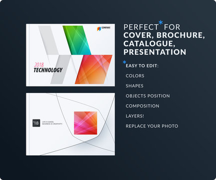 Presentation. Abstract vector set of modern horizontal templates with arrows diagonal shapes for business, teamwork