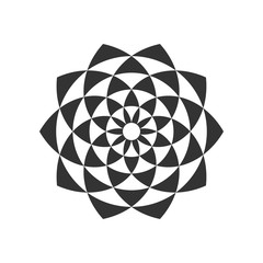 Circular Fractal Design Element