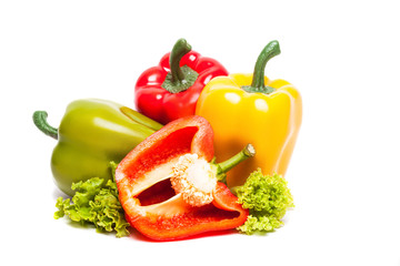 sweet pepper isolated