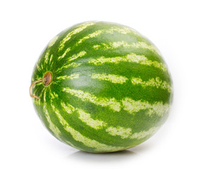 Watermelon on white