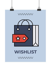 shopping wishlist icon