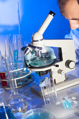 Scientist at the work