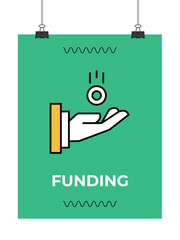 funding vector icon