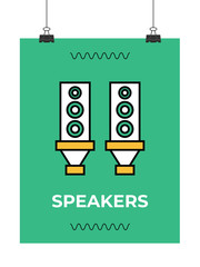 music speaker icon
