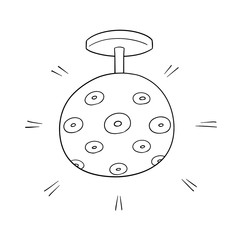 vector of disco light