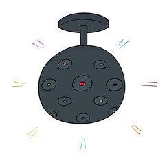 vector of disco light