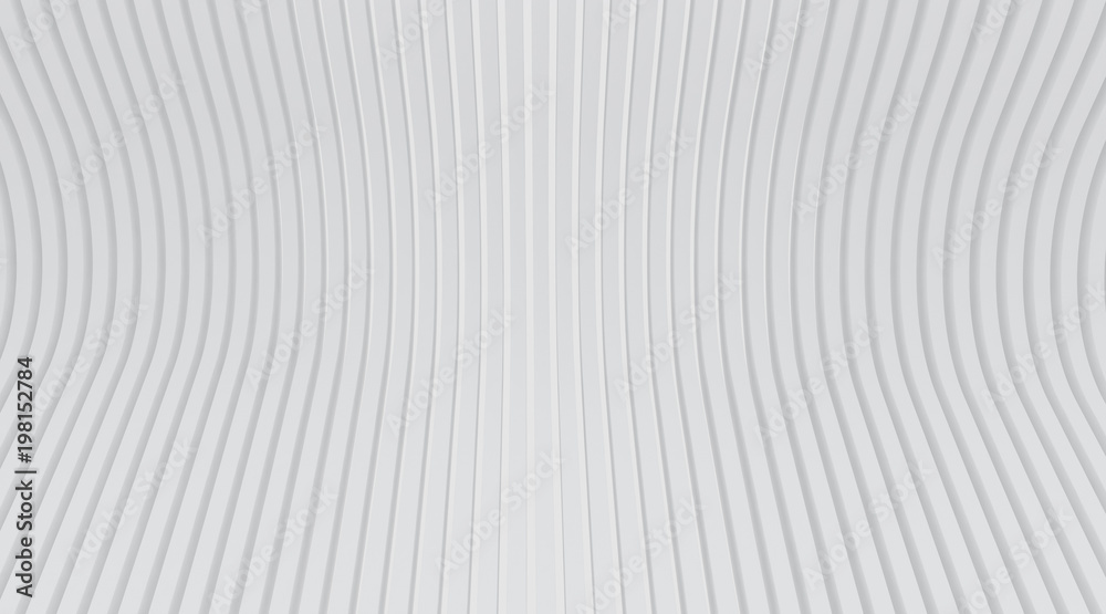 Poster Abstract of white architectural pattern,Concept of future facade design on architecture,3d rendering	