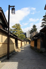 The Nagamachi area, known as samurai district of Kanazawa