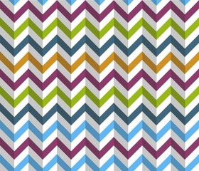 RAINBOW COLORED ZIG ZAG SEAMLESS VECTOR PATTERN. HERRINGBONE TEXTURE. STRIPED PARALLEL LINES BACKGROUND