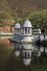 Fototapeta premium Pichola Lake in Udaipur, Rajasthan, India