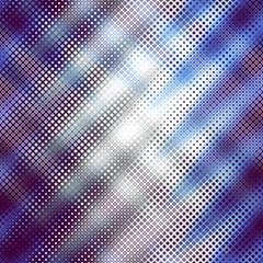 Obraz premium Geometric abstract pattern in low poly pixel art style. Polka dot pattern on low poly background. Vector image.