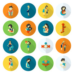 Happy Mothers Day Icons