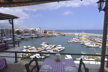 Fototapeta premium Nord Typern, Girne Hafen, Kyrenia Hafen