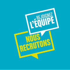 rejoigez nous/ nous recrutons