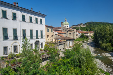 Fototapeta na wymiar Pontremoli, historic city in Lunigiana